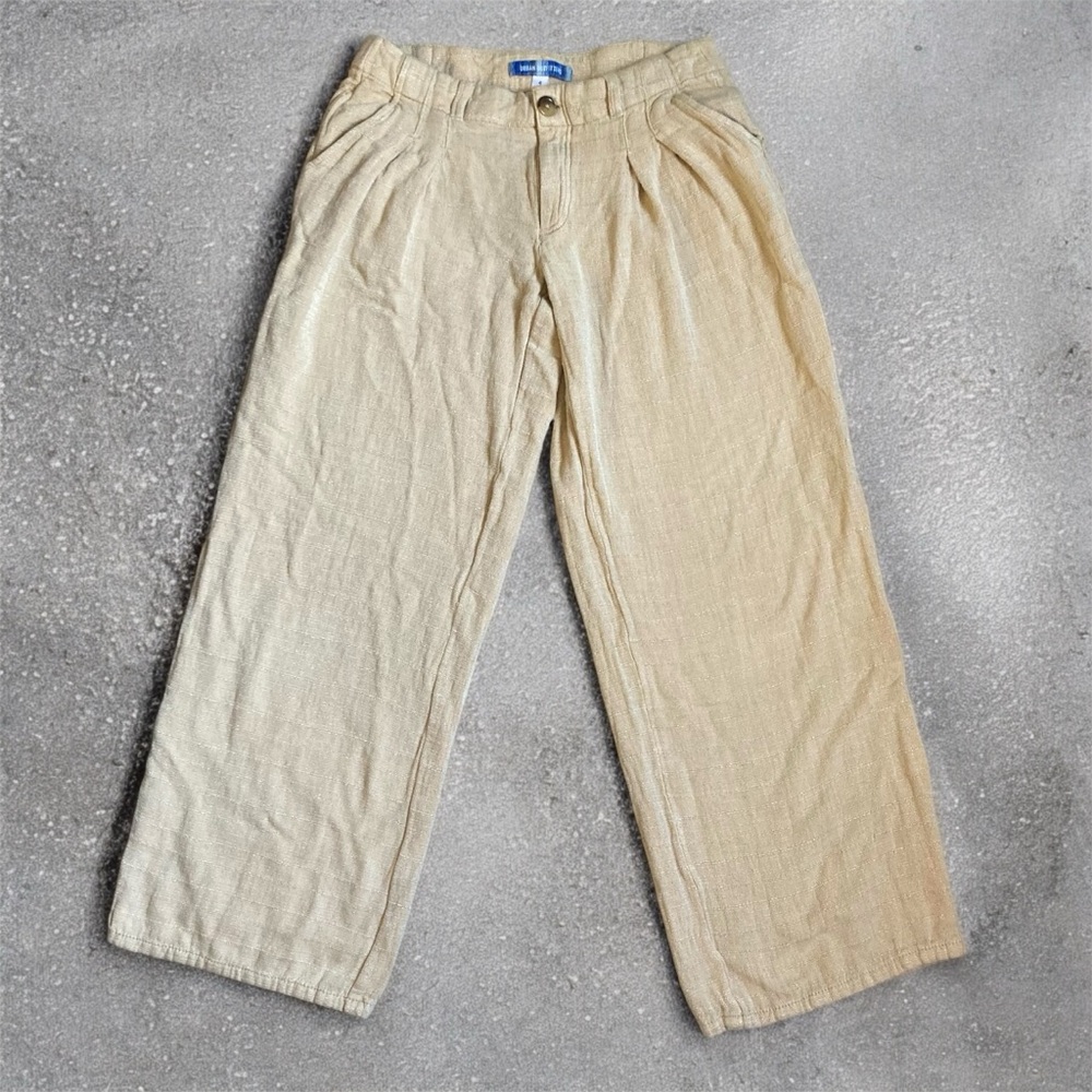 Urban Outfitters tan linen pants